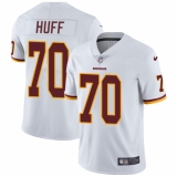 Men's Nike Washington Redskins #70 Sam Huff White Vapor Untouchable Limited Player NFL Jersey
