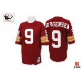 Mitchell and Ness Washington Redskins #9 Sonny Jurgensen Red Authentic Throwback NFL Jersey