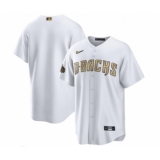 Men's Arizona Diamondbacks Blank White 2022 All-Star Cool Base Stitched Baseball Jersey