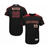 Men's Arizona Diamondbacks #99 Taijuan Walker Black Alternate Authentic Collection Flex Base Baseball Jersey