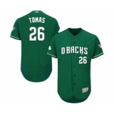 Men's Arizona Diamondbacks #26 Yasmany Tomas Green Celtic Flexbase Authentic Collection Baseball Jersey