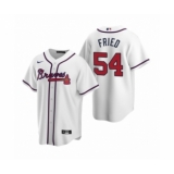 Youth Atlanta Braves #54 Max Fried Nike White 2020 Replica Home Jersey