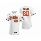 Men's Baltimore Orioles #60 Mychal Givens Nike White Authentic 2020 Home Jersey