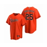 Men's Baltimore Orioles #25 Anthony Santander Nike Orange 2020 Replica Alternate Jersey