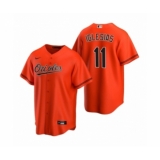 Men's Baltimore Orioles #11 Jose Iglesias Nike Orange 2020 Replica Alternate Jersey