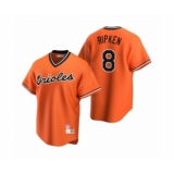 Women's Baltimore Orioles #8 Cal Ripken Jr. Nike Orange Cooperstown Collection Alternate Jersey