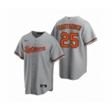 Youth Baltimore Orioles #25 Anthony Santander Nike Gray Replica Road Jersey