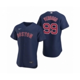 Men's Boston Red Sox #99 Alex Verdugo Nike Navy Authentic 2020 Alternate Jersey