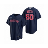 Men's Boston Red Sox #50 Mookie Betts Nike Navy Replica Alternate Jersey