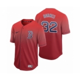 Men's Boston Red Sox #32 Matt Barnes Red Fade Nike Jersey