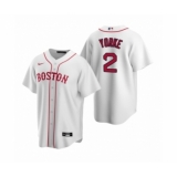 Men's Boston Red Sox #2 Nick Yorke White 2020 MLB Draft Replica Home Jersey
