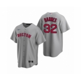 Women's Boston Red Sox #32 Matt Barnes Nike Gray Replica Road Jersey