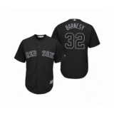 Women's Boston Red Sox #32 Matt Barnes Barnesy Black 2019 Players Weekend Replica Jersey