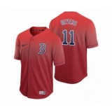 Youth Boston Red Sox #11 Rafael Devers Red Fade Nike Jersey