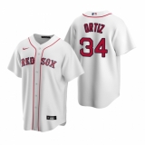 Men's Nike Boston Red Sox #34 David Ortiz White Home Stitched Baseball Jersey