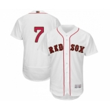 Men's Boston Red Sox #7 Christian Vazquez White 2019 Gold Program Flex Base Authentic Collection Baseball Jersey