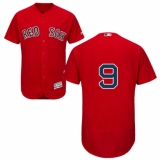 Men's Majestic Boston Red Sox #9 Ted Williams Red Alternate Flex Base Authentic Collection MLB Jersey
