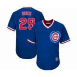 Men's Chicago Cubs #29 Brad Brach Royal Blue Cooperstown Flexbase Authentic Collection Baseball Jersey
