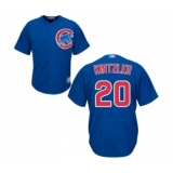 Men's Chicago Cubs #20 Brandon Kintzler Replica Royal Blue Alternate Cool Base Baseball Jersey