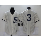 Men's Chicago White Sox #3 Harold Baines Cream Game 2021 Field of Dreams Jersey