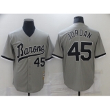 Men's Chicago White Sox #45 Michael Jordan Grey Road Flex Base Authentic Collection Jersey