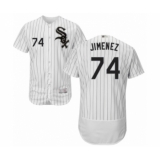 Men's Chicago White Sox #74 Eloy Jimenez White Home Flex Base Authentic Collection Baseball Jersey