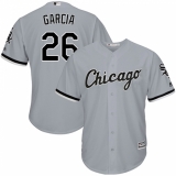 Men's Majestic Chicago White Sox #26 Avisail Garcia Grey Road Flex Base Authentic Collection MLB Jersey