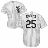 Youth Majestic Chicago White Sox #33 James Shields Authentic White Home Cool Base MLB Jersey