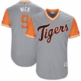 Men's Majestic Detroit Tigers #9 Nick Castellanos 
