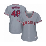 Women's Los Angeles Angels of Anaheim #48 Anthony Bemboom Authentic Grey Road Cool Base Baseball Player Jersey