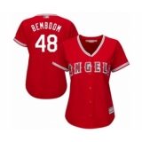Women's Los Angeles Angels of Anaheim #48 Anthony Bemboom Authentic Red Alternate Cool Base Baseball Player Jersey