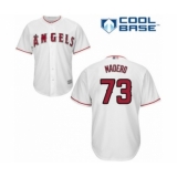 Youth Los Angeles Angels of Anaheim #73 Luis Madero Authentic White Home Cool Base Baseball Player Jersey