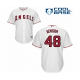 Youth Los Angeles Angels of Anaheim #48 Anthony Bemboom Authentic White Home Cool Base Baseball Player Jersey