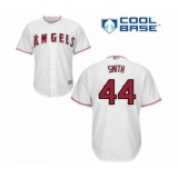 Youth Los Angeles Angels of Anaheim #44 Kevan Smith Authentic White Home Cool Base Baseball Player Jersey