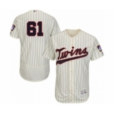 Men's Minnesota Twins #61 Cody Stashak Authentic Cream Alternate Flex Base Authentic Collection Baseball Player Jersey