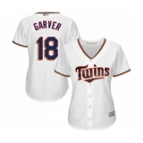 Women's Minnesota Twins #18 Mitch Garver Replica White Home Cool Base Baseball Jersey