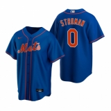Men's Nike New York Mets #0 Marcus Stroman Royal Alternate Stitched Baseball Jersey