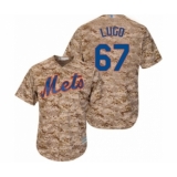 Men's New York Mets #67 Seth Lugo Authentic Camo Alternate Cool Base Baseball Player Jersey