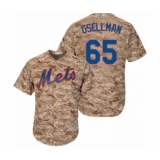 Men's New York Mets #65 Robert Gsellman Authentic Camo Alternate Cool Base Baseball Player Jersey