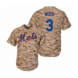 Men's New York Mets #3 Tomas Nido Authentic Camo Alternate Cool Base Baseball Player Jersey