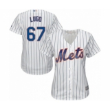 Women's New York Mets #67 Seth Lugo Authentic White Home Cool Base Baseball Player Jersey