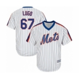 Youth New York Mets #67 Seth Lugo Authentic White Alternate Cool Base Baseball Player Jersey