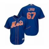 Youth New York Mets #67 Seth Lugo Authentic Royal Blue Alternate Home Cool Base Baseball Player Jersey