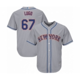Youth New York Mets #67 Seth Lugo Authentic Grey Road Cool Base Baseball Player Jersey