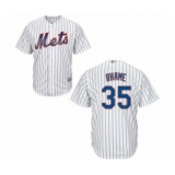 Youth New York Mets #35 Jacob Rhame Authentic White Home Cool Base Baseball Player Jersey