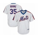 Youth New York Mets #35 Jacob Rhame Authentic White Alternate Cool Base Baseball Player Jersey