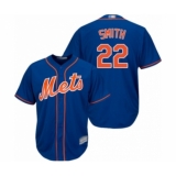 Youth New York Mets #22 Dominic Smith Authentic Royal Blue Alternate Home Cool Base Baseball Player Jersey