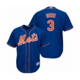 Youth New York Mets #3 Tomas Nido Authentic Royal Blue Alternate Home Cool Base Baseball Player Jersey