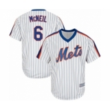 Youth New York Mets #6 Jeff McNeil Authentic White Alternate Cool Base Baseball Jersey