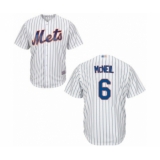 Youth New York Mets #6 Jeff McNeil Authentic White Home Cool Base Baseball Jersey